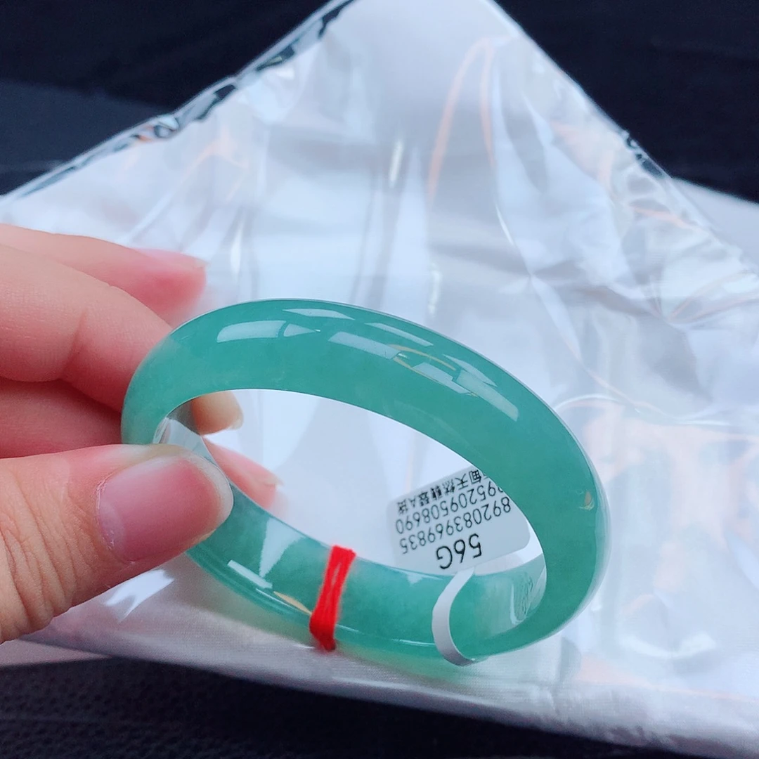 翡翠手镯未镶嵌天然缅甸翡翠A货手镯