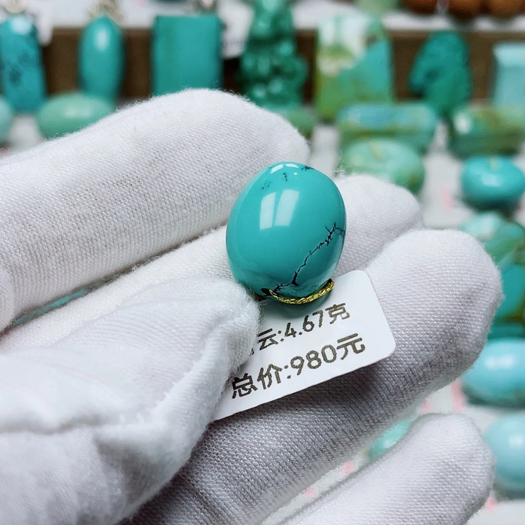 乄****绿松石未镶嵌珠宝奇石