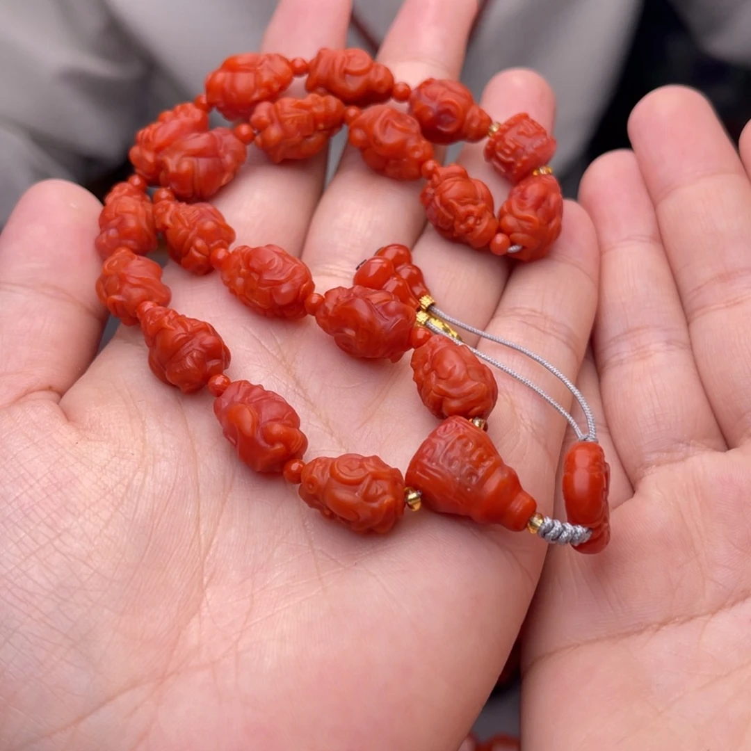 未镶嵌川料卡11毫米左右南红玛瑙