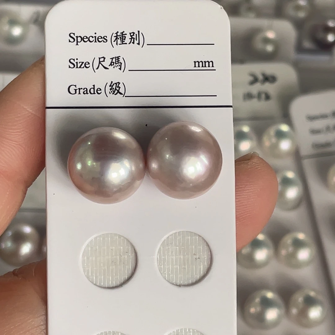 钛钢耳饰淡水珍珠