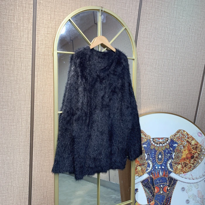 BS736孕妇黑色毛衣90-150