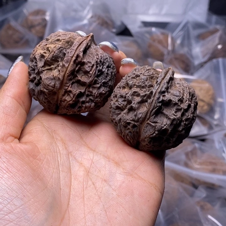 文玩核桃把件云南野生铁核桃148号43mm