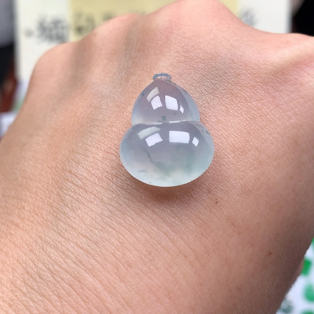 翡翠裸石缅甸天然A货翡翠冰种葫芦