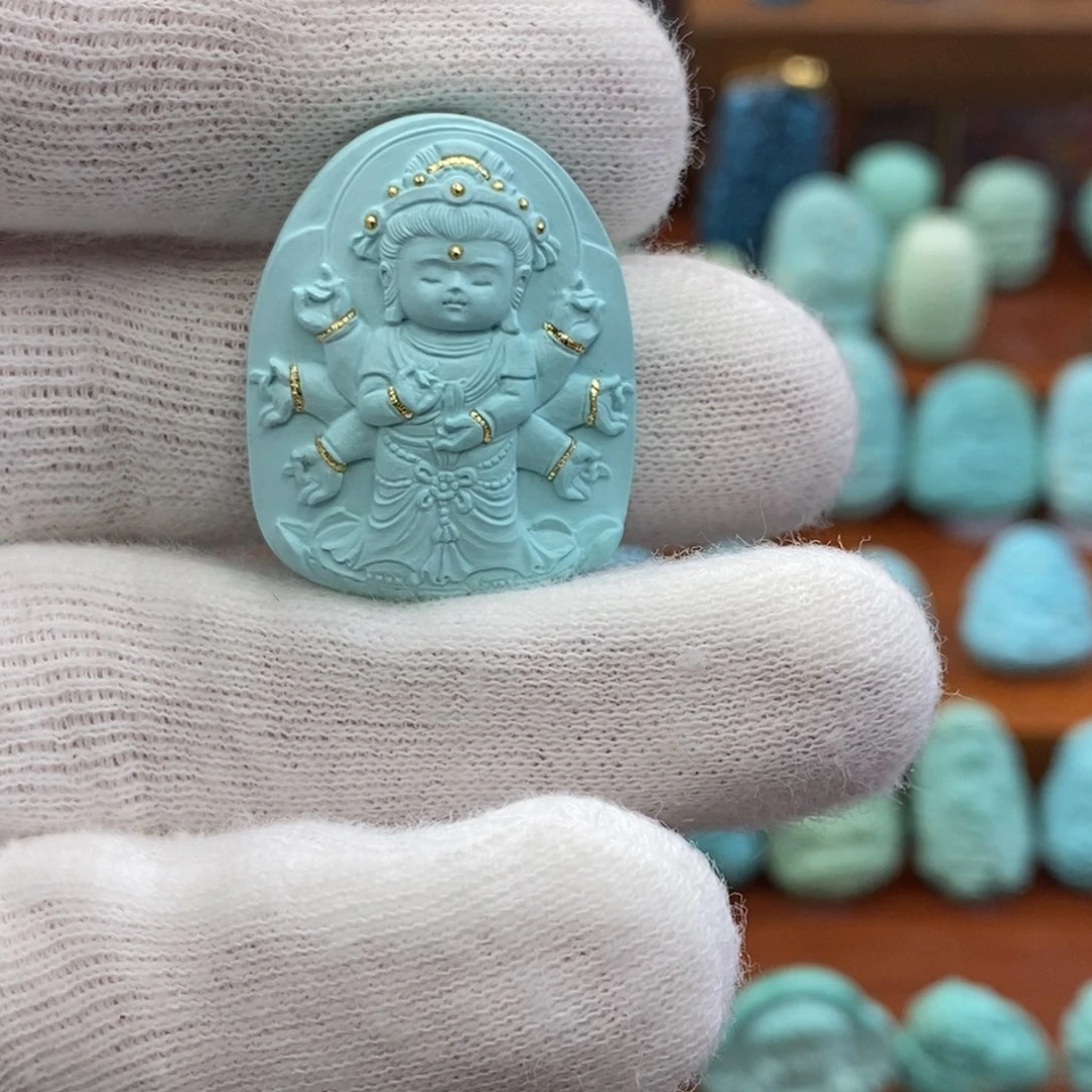 绿松石未镶嵌珠宝奇石