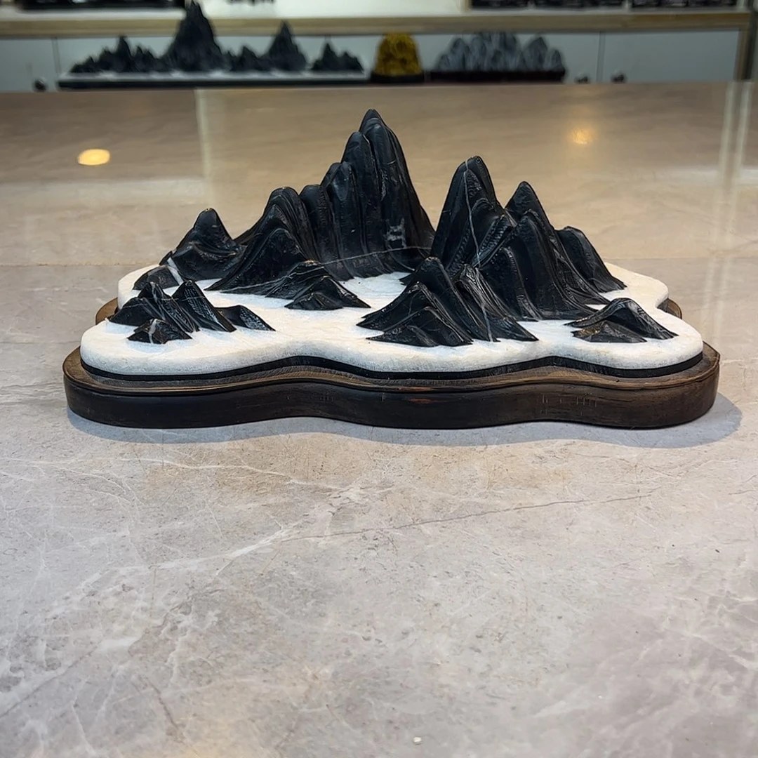 苏***舟灵璧奇石博览会摆件