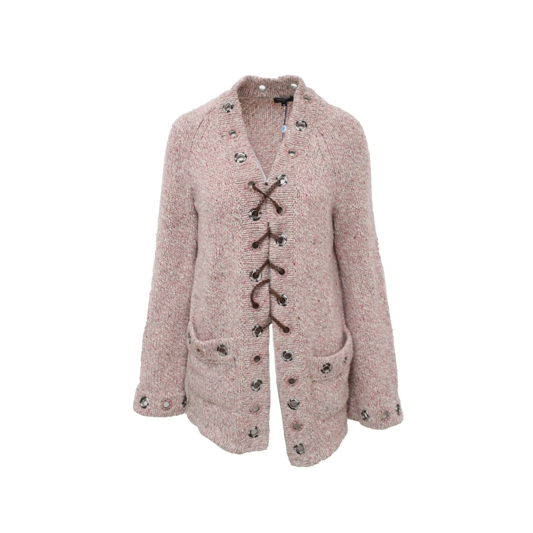 99新 Chanel/香奈儿 汤/P235094087/ 椅子系列 针织开衫外套 36码