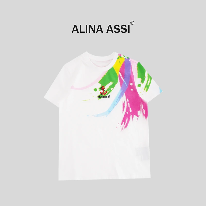 【糯米姐】2025春夏新款百搭时尚T恤简约显瘦短袖上衣YMF599