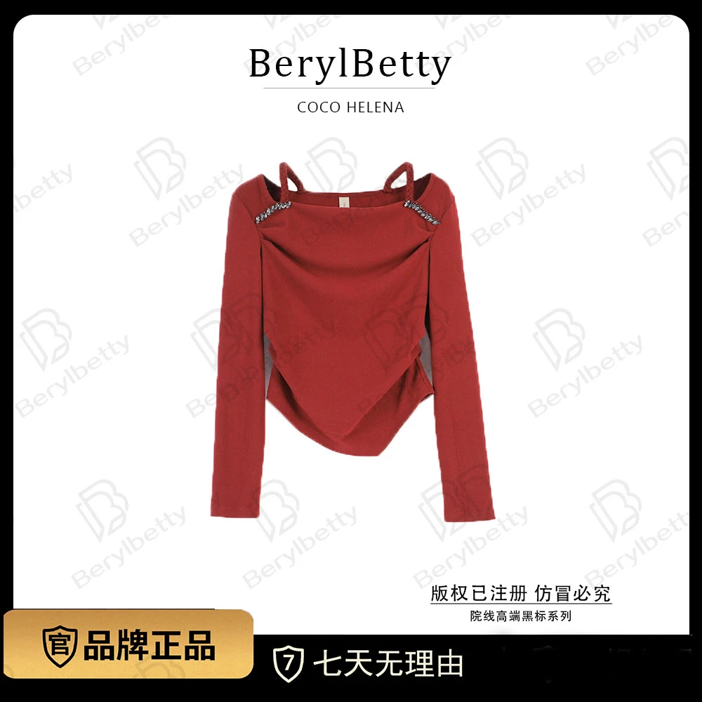 轻奢秋冬加厚轻奢气质设计上衣显瘦上衣Alan F2931