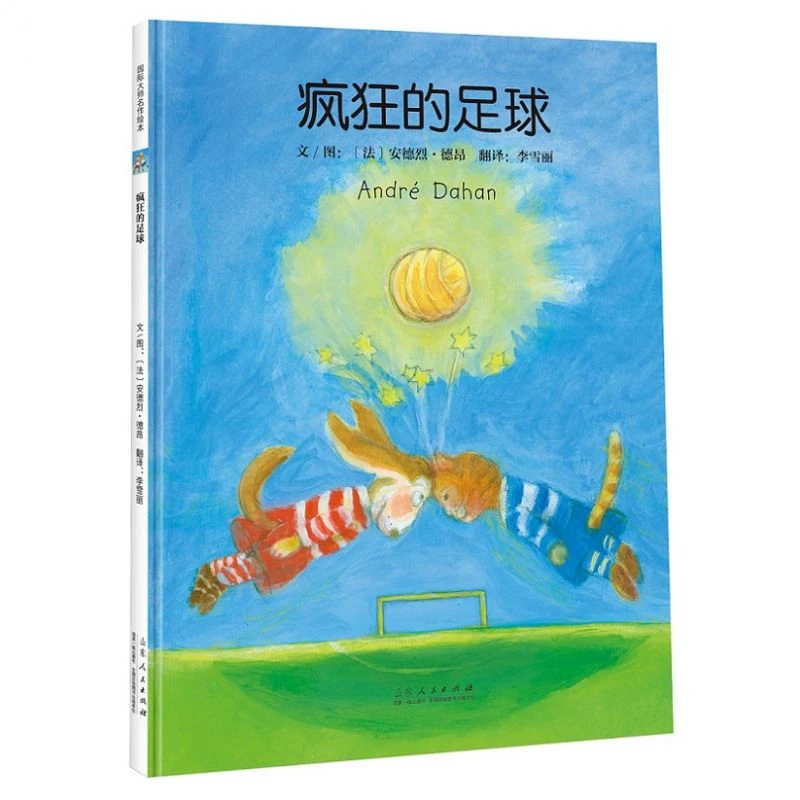 正品精装硬壳疯狂的足球儿童3-6岁幼儿启蒙读物童书绘本