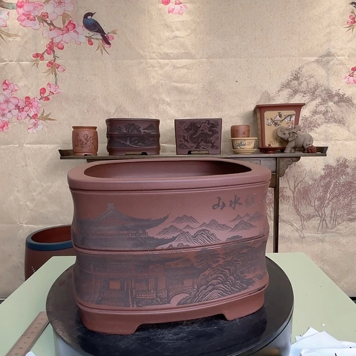 紫砂花盆宜兴紫砂