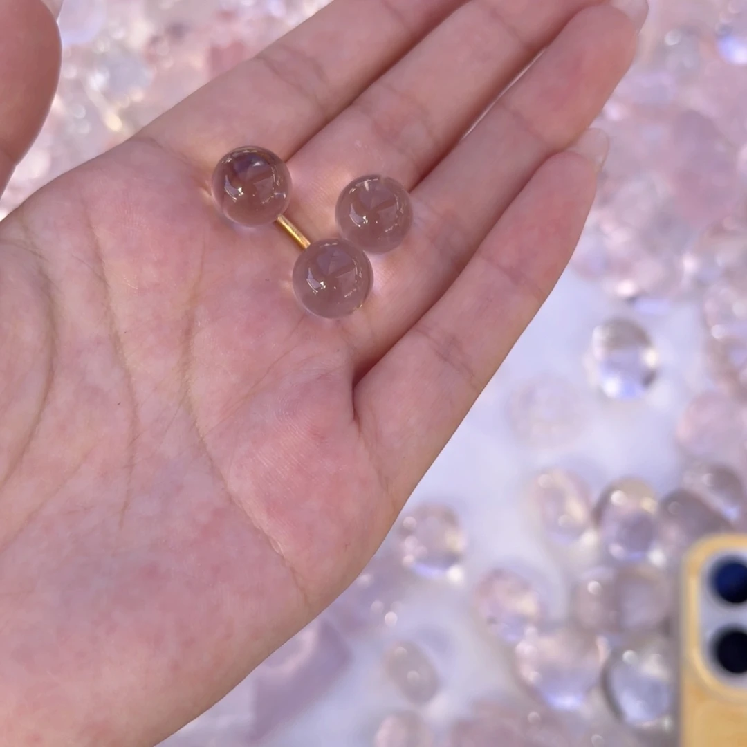 芥***末水晶手链未镶嵌水晶