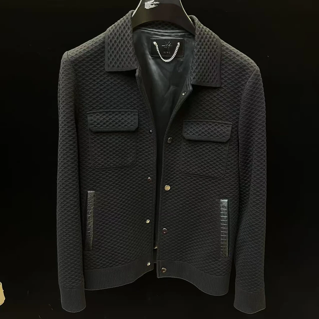 【33专属】2025年男装小蜜蜂夹克行政商务休闲百搭款