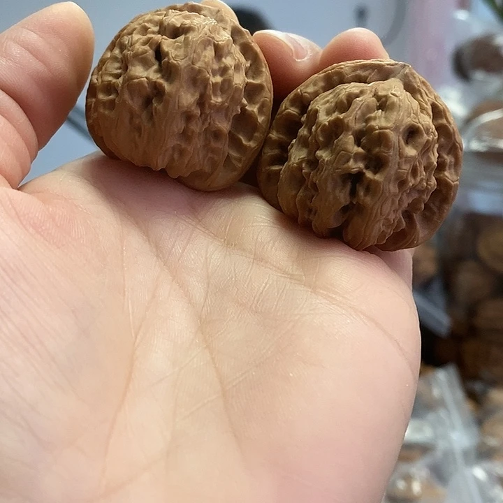 把件文玩核桃37白狮子