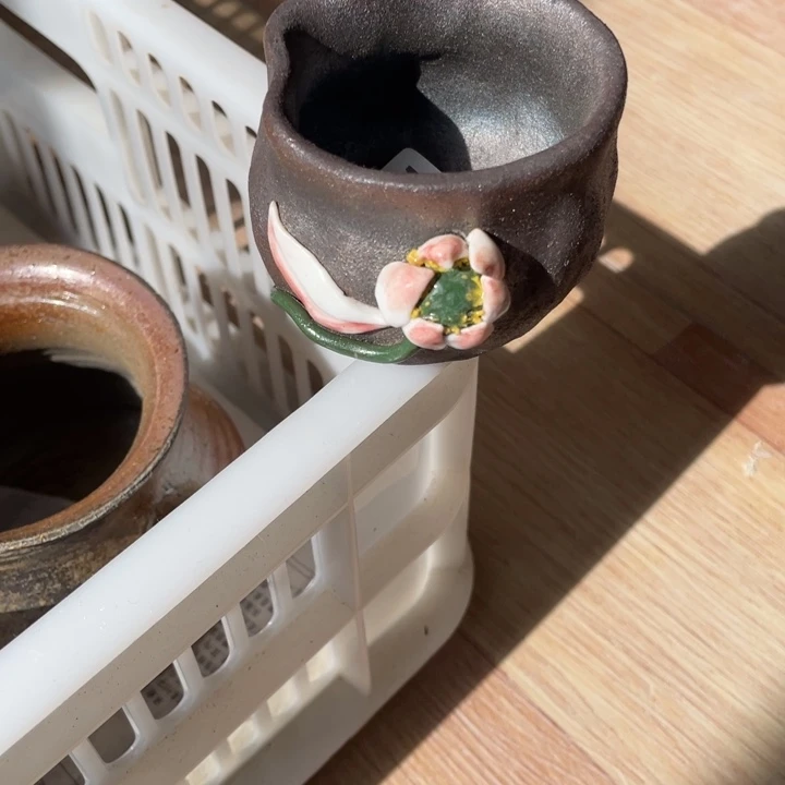 手工制作陶瓷茶具茶杯青蛙