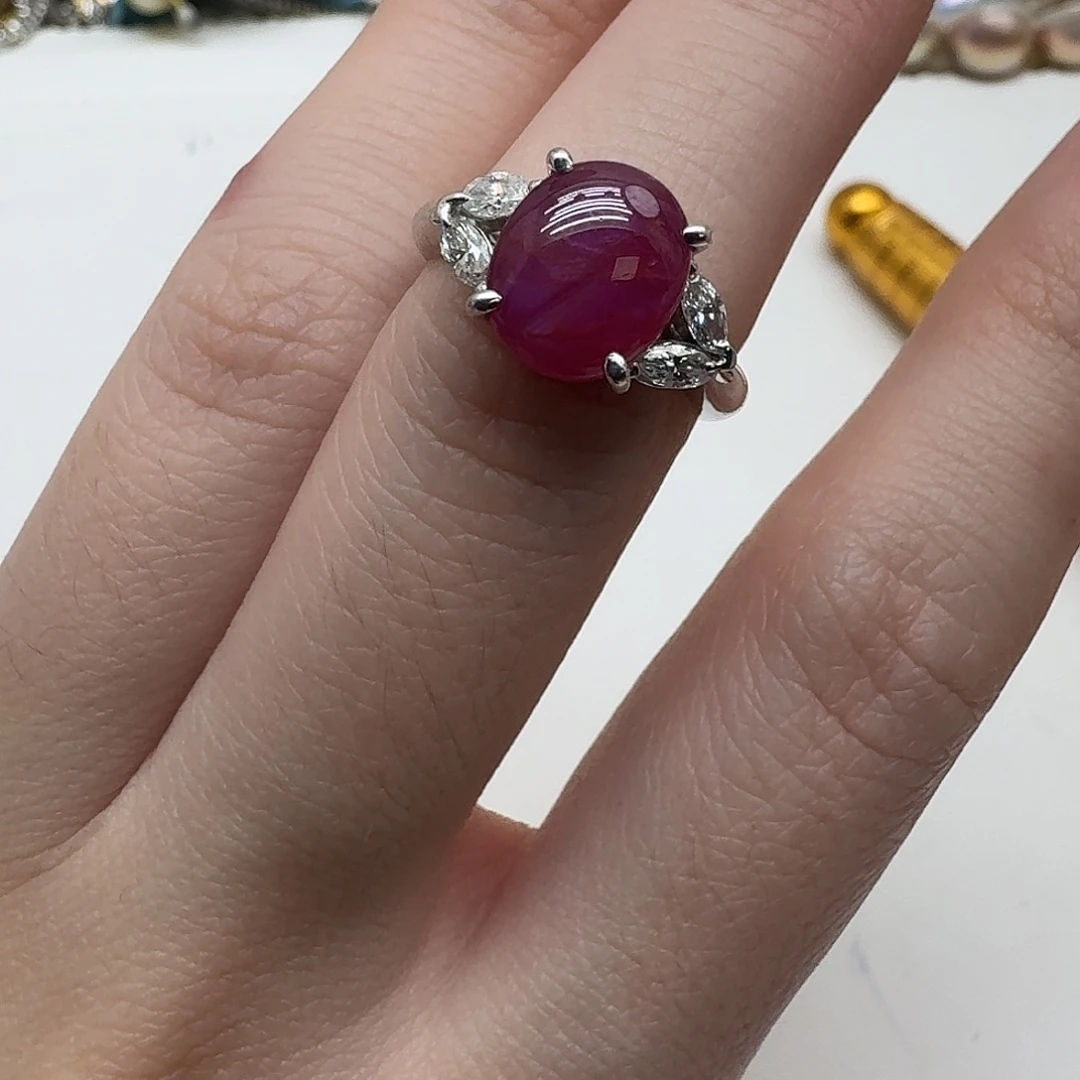戒指未镶嵌红宝石