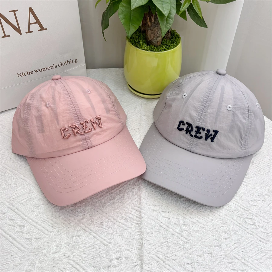 薄款新款防晒遮阳速干休闲鸭舌帽男春夏韩版运动百搭透气棒球帽女