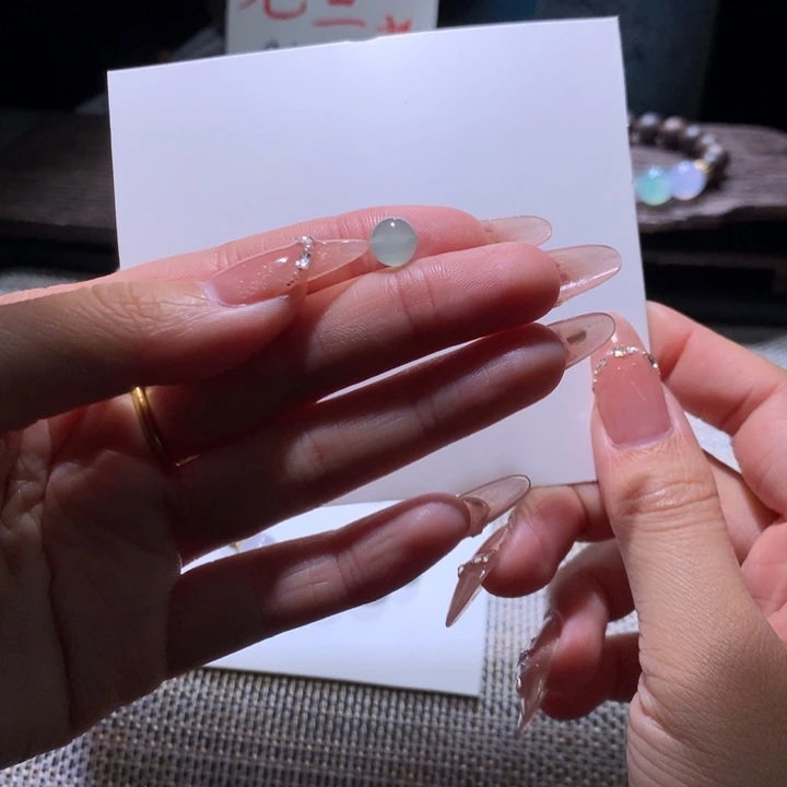 翡翠散珠冰蓝绿卡7