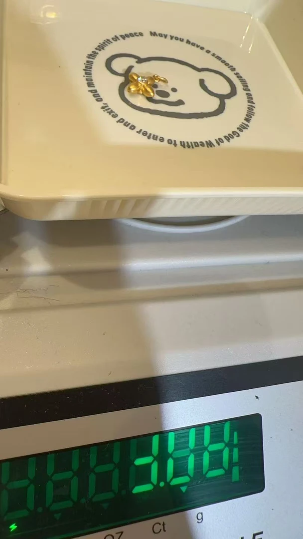 足金精品工艺吊坠
