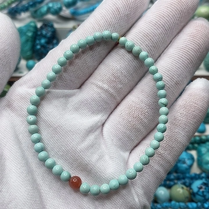 绿松石未镶嵌天然原矿 地大质检