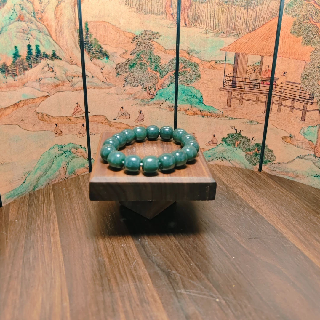 U和田玉桶珠手串（卡14）1108