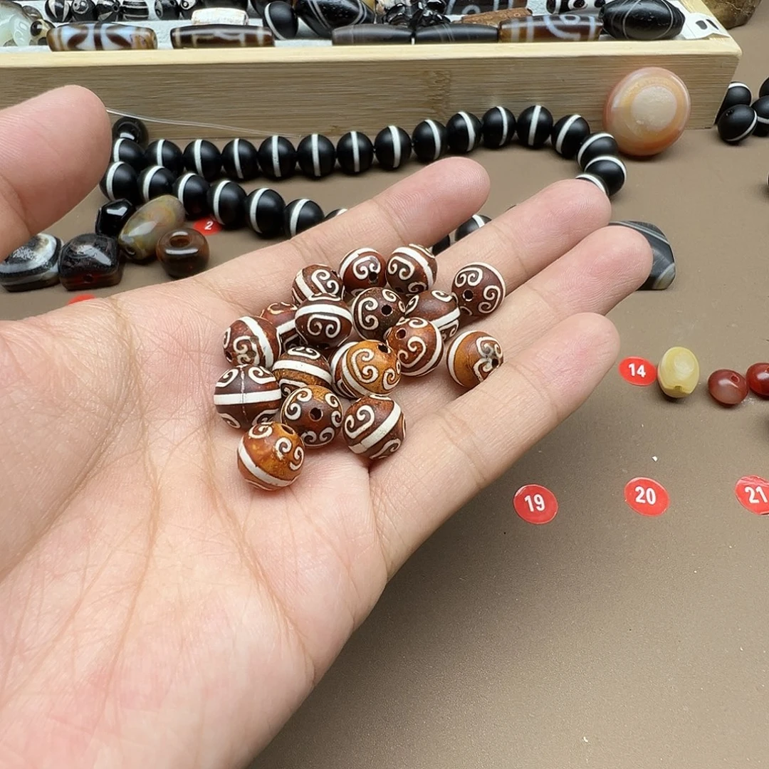 用***6玛瑙/玉髓合金珠宝半成品