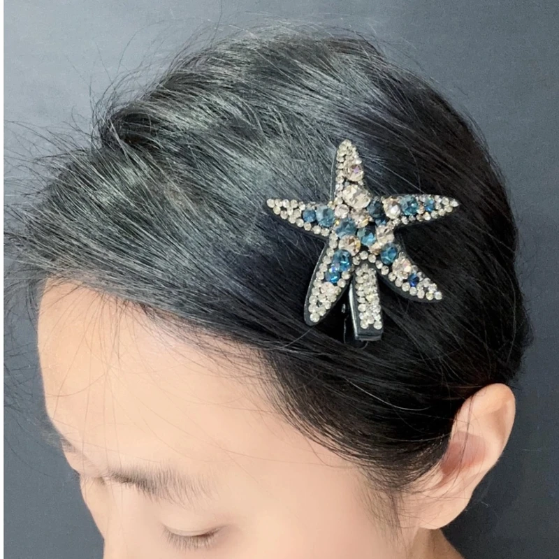 韩国s家水晶鸭嘴夹高档发夹网红爆款刘海发夹轻奢边夹碎发夹发饰