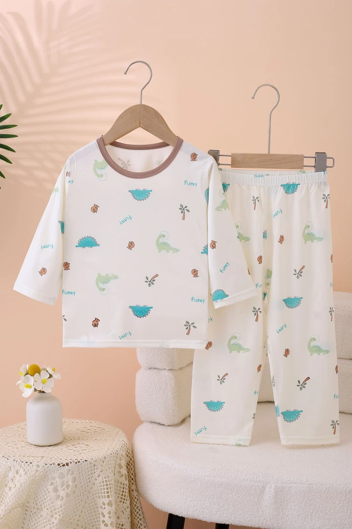 【夏季空调服睡衣】A类莫代尔九分袖九分裤