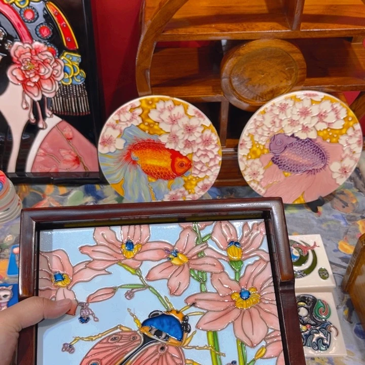 瓷片瓷板画艺术作品