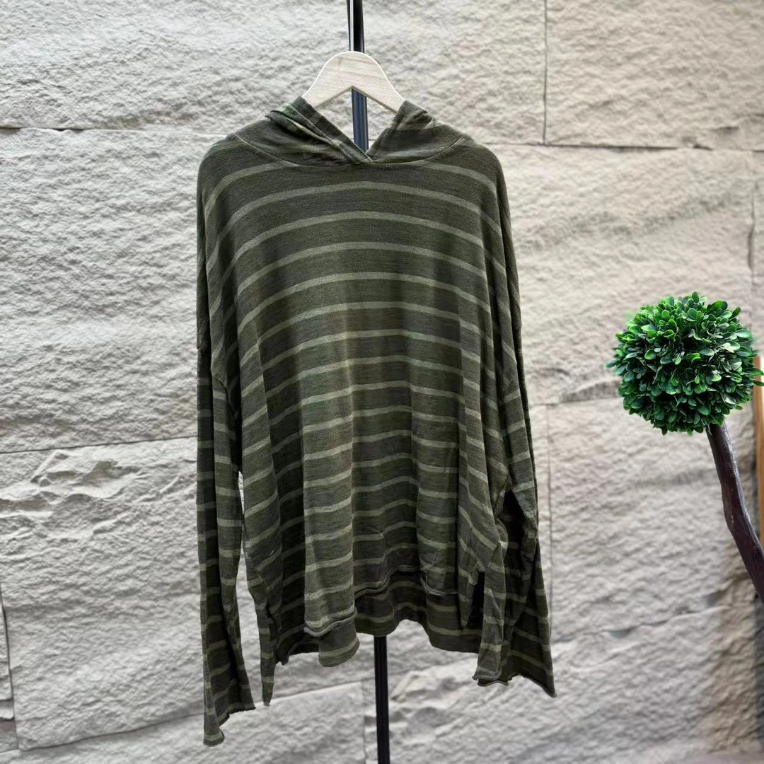 11028新款春秋休闲减龄宽松显瘦长袖衬衫