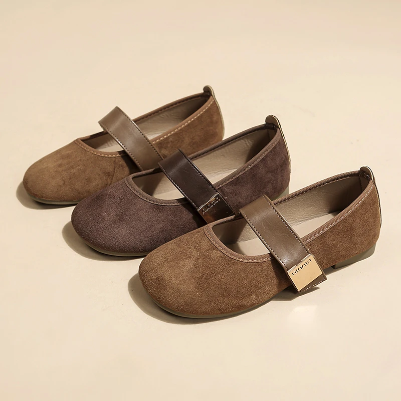 【品牌】玛丽珍单鞋女2025新款爆款一脚蹬浅口休闲百搭气质单鞋678