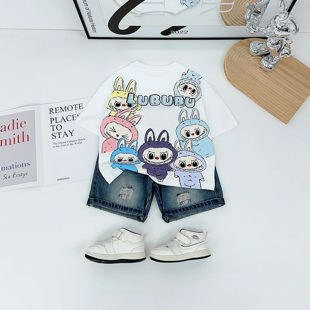 儿童短袖T恤夏季男童衣服夏装2025新款潮 AY251000 悠悠童话童装