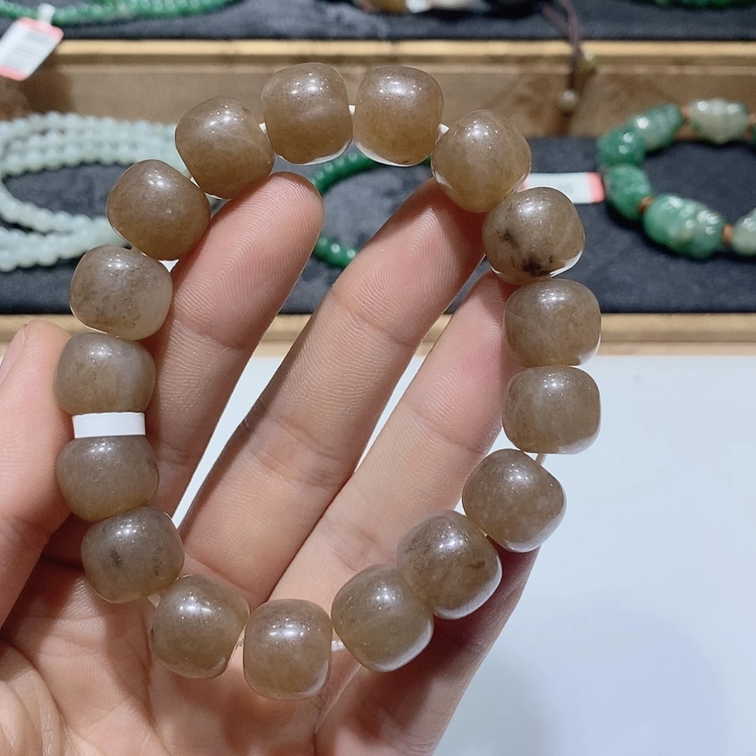 独山玉未镶嵌手串
