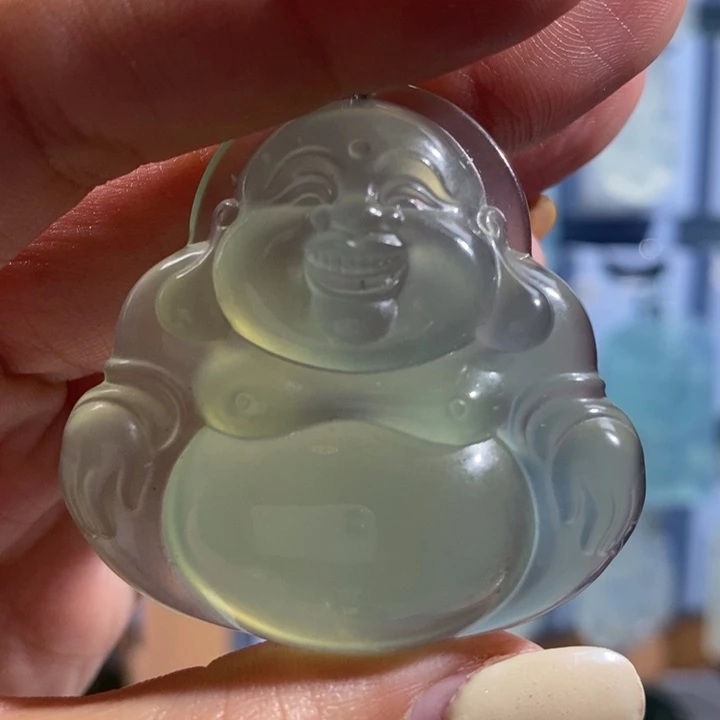 岫玉未镶嵌颈饰吊坠