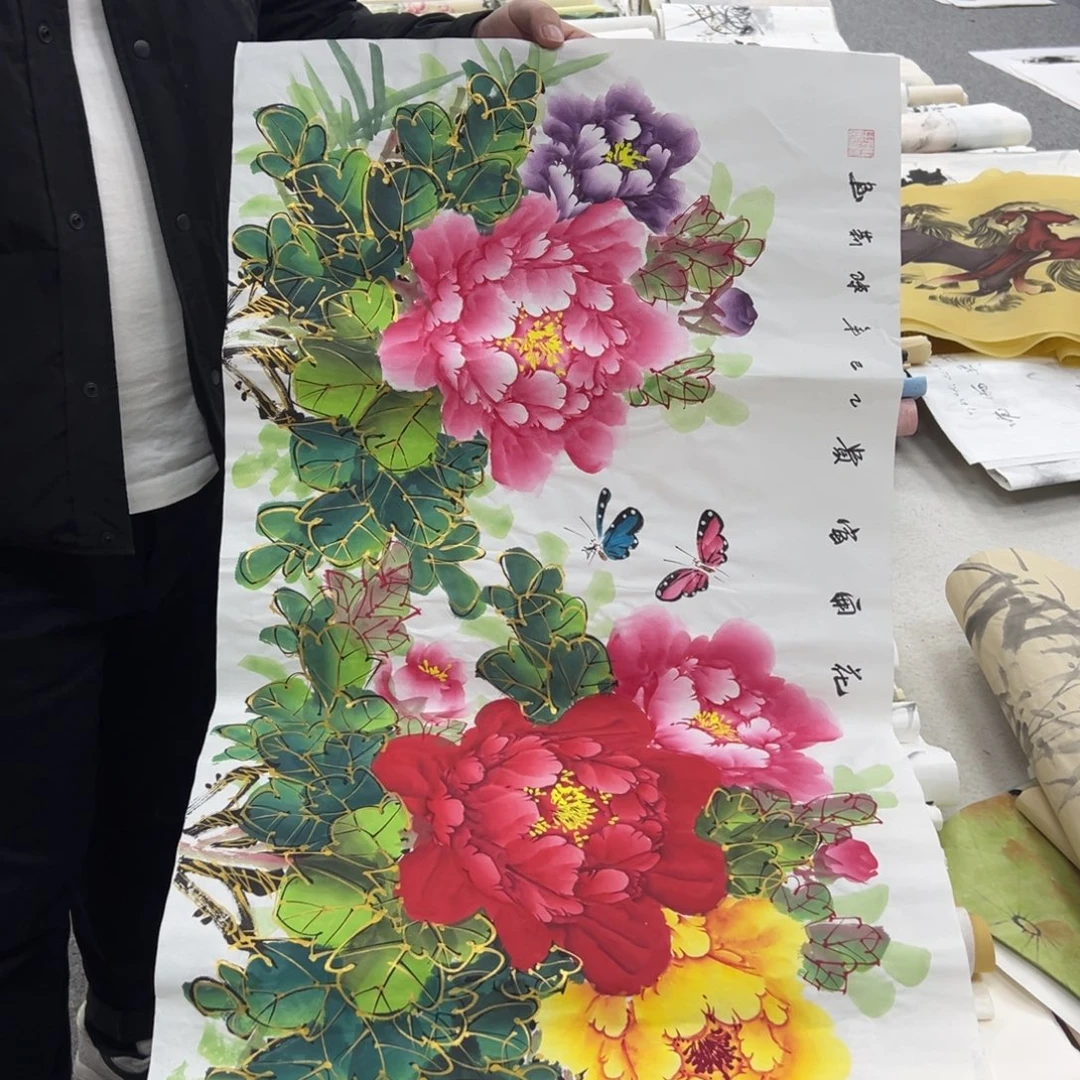 国画卖字画的小老板