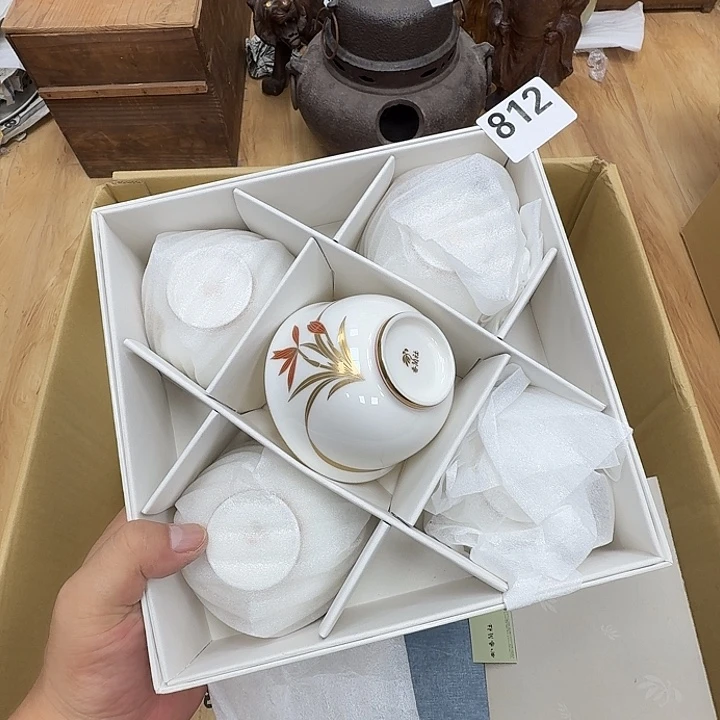 瓷片工艺品摆件瓷器摆件正能量