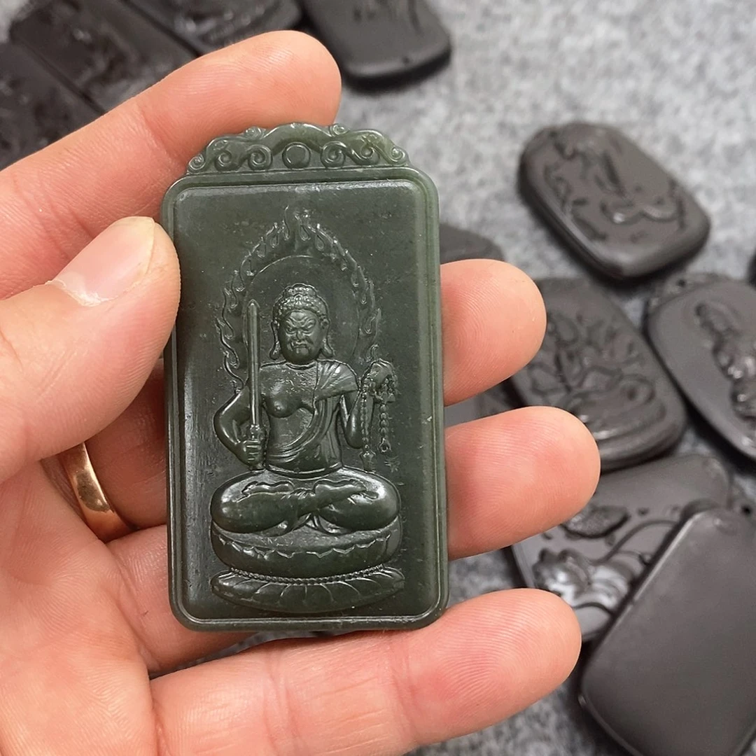 和田玉吊坠(不含链)未镶嵌