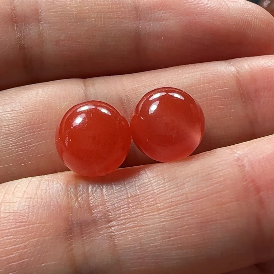 南红玛瑙未镶嵌珠子