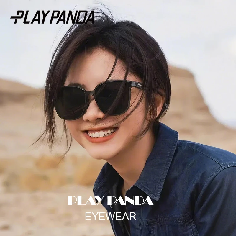 PLAYPANDA墨镜女夏防晒2025新款大脸显瘦太阳镜防紫外线开车墨镜