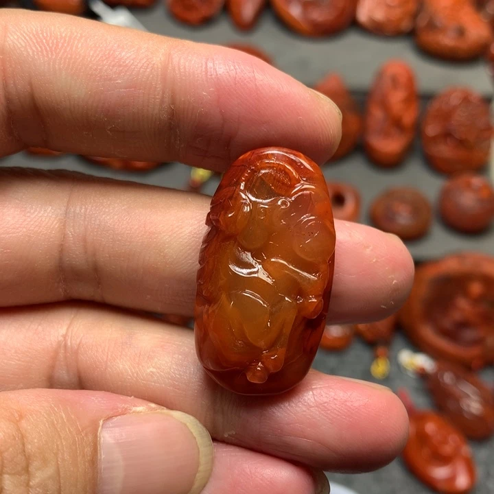 吊坠(不含链)未镶嵌南红玛瑙