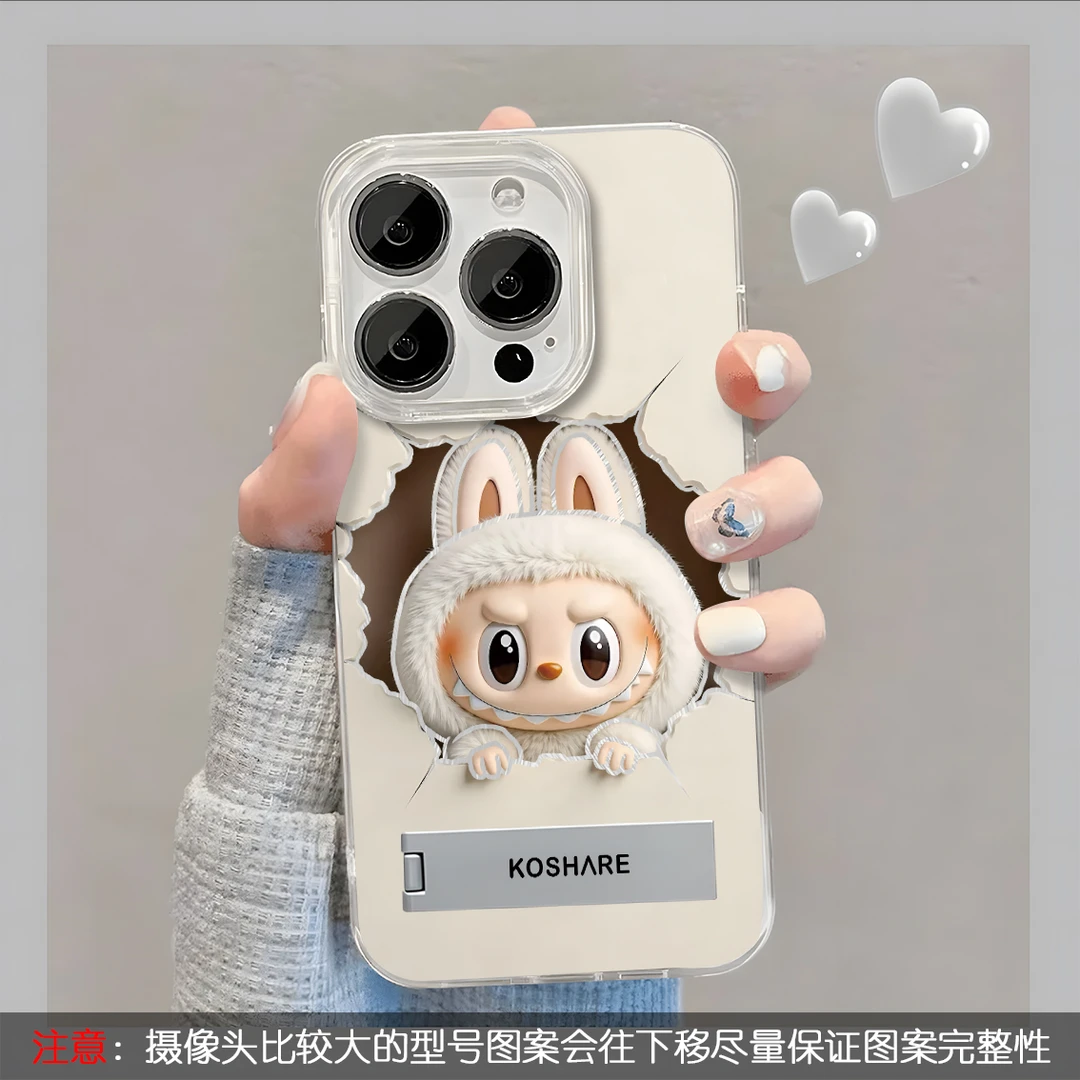 拉布布适用卡通苹果华为vivoiPhone16小米15iphone 15 手机用品