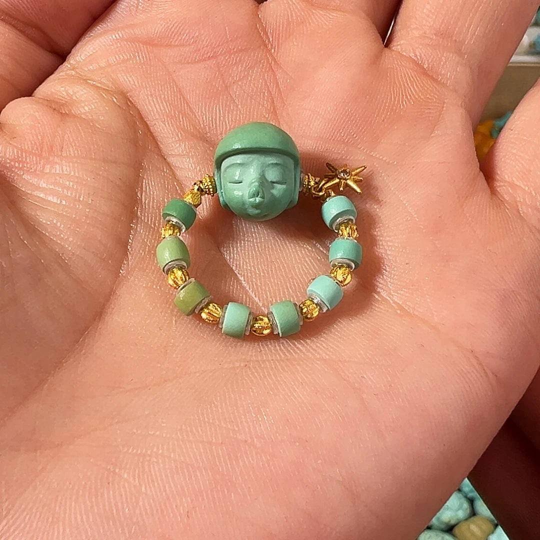 绿松石戒指18K金镶嵌M****?配件