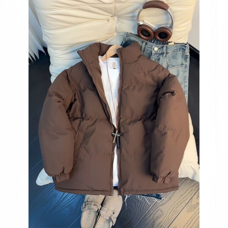 cleanfit短款立领棉服男冬季潮牌加厚棉袄高级感美式复古棉衣外套