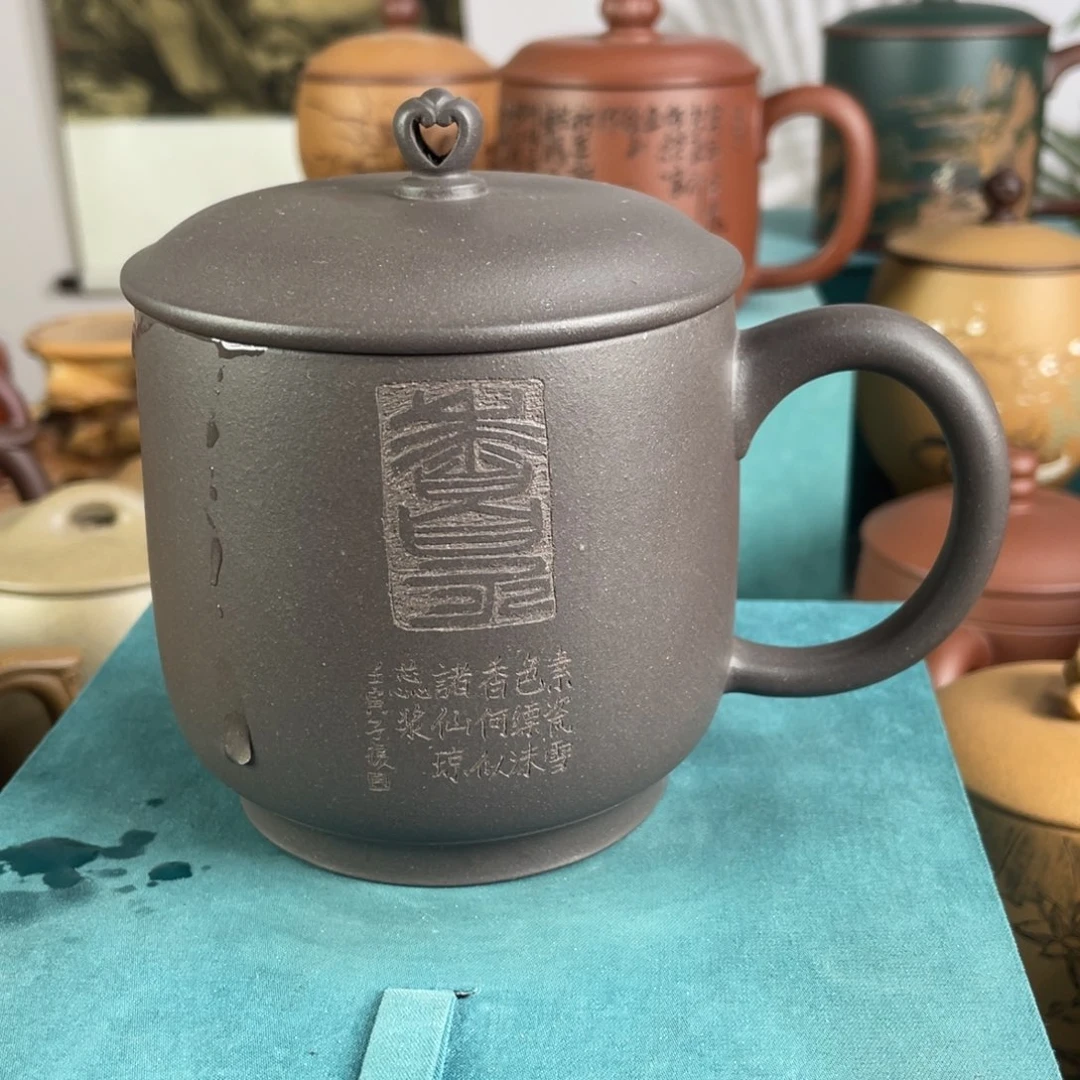 茶杯紫砂紫砂盖杯