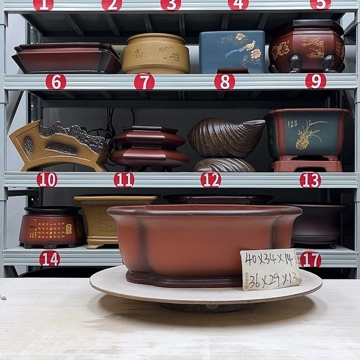 紫砂花盆紫砂花盆