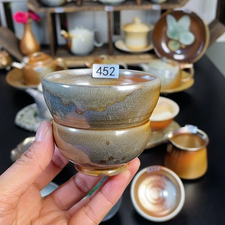 燃薪柴烧茶器主人杯