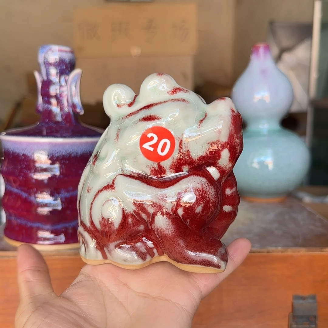 摆件郑家钧瓷摆件微瑕