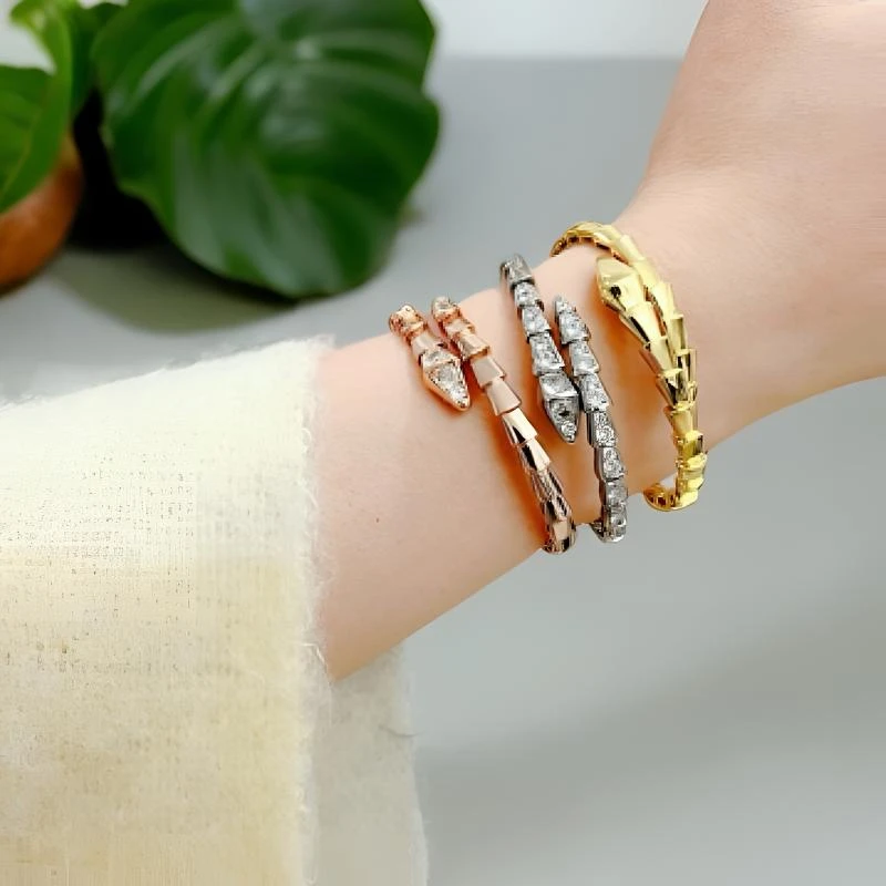 【百合】蛇  灼气质轻奢系列  百搭ins个性丝巾时尚