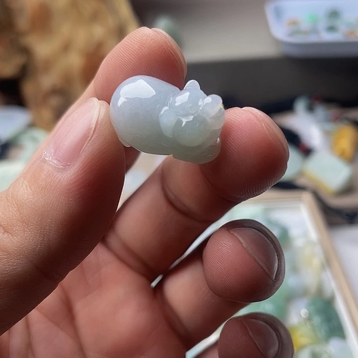翡翠未镶嵌挂件翡翠
