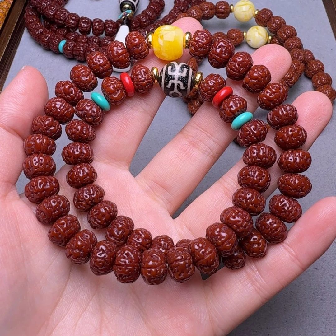 俊***业手串金刚菩提树王双圈