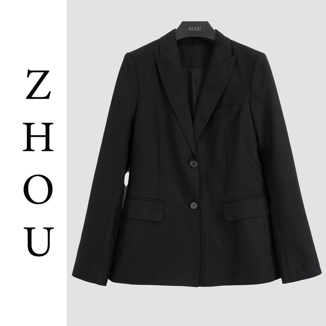 黑色高端减龄百搭外套-20600